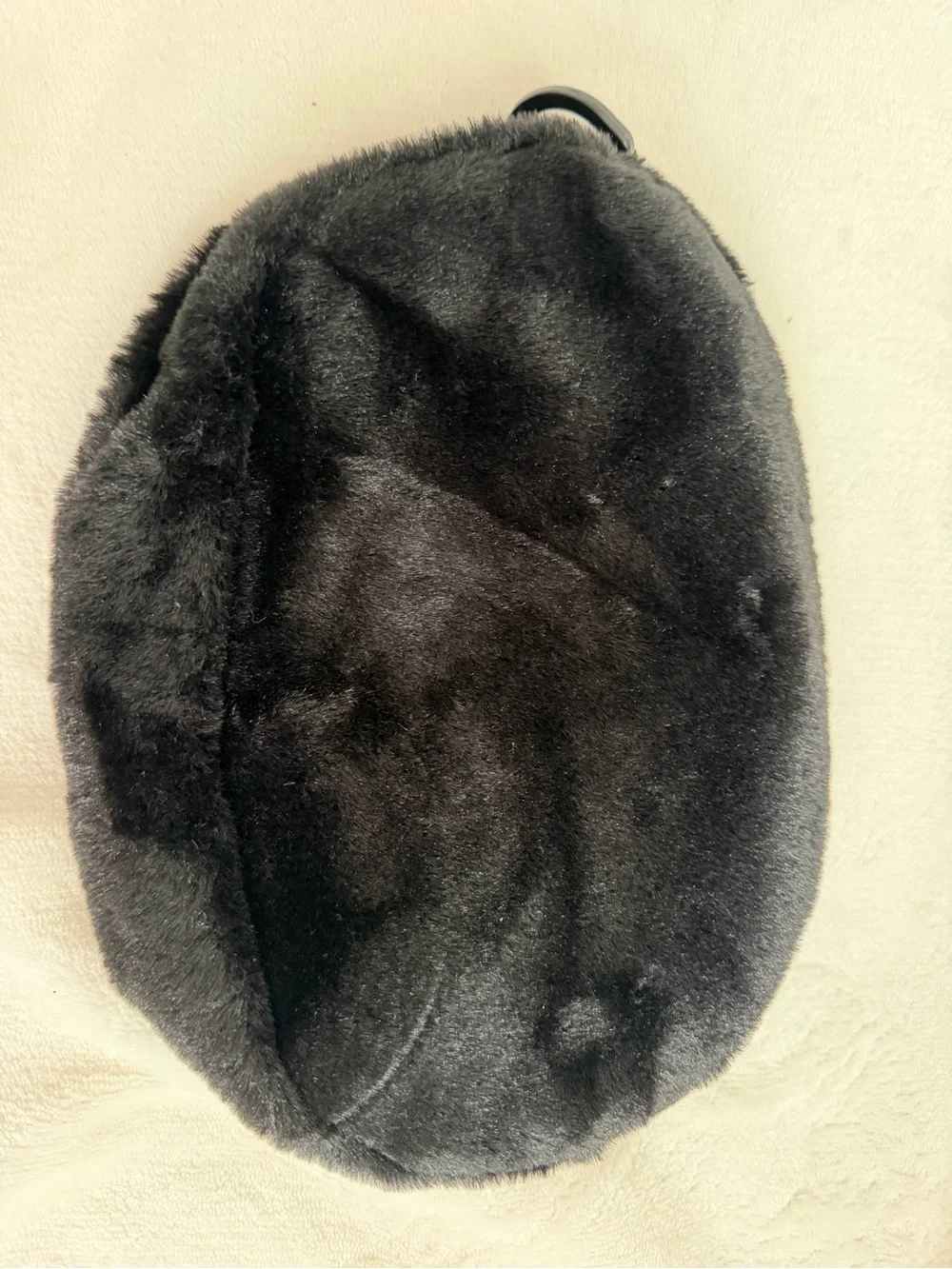 Plush Black Cat Face Coin Purse for Kids